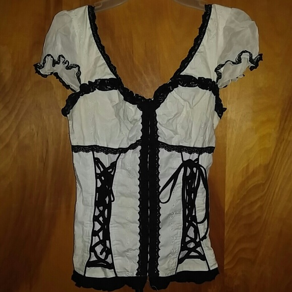 Tripp Nyc Corsetted Blouse