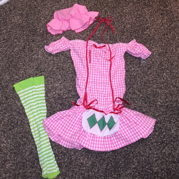 3 pc Strawberry Shortcake Costume