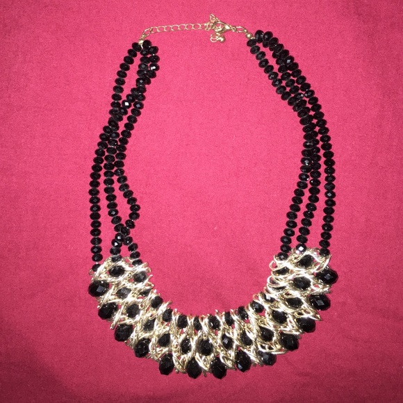 Black and Gold necklace!