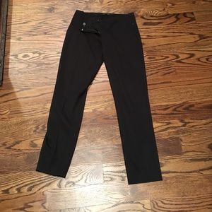 Elie Tahari black slim slacks