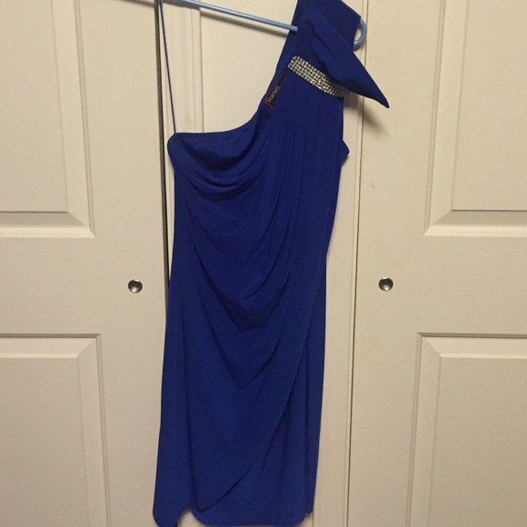 Formal blue dress