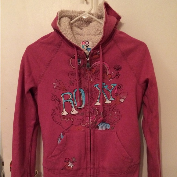 Roxy brand zip up hoodie