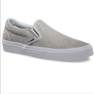 Vans snake skin slip-ons