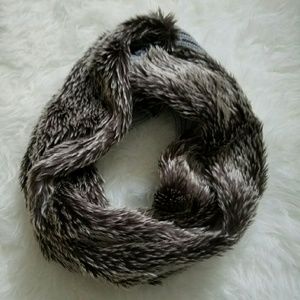 Ann Taylor Faux Fur Infinity Scarf