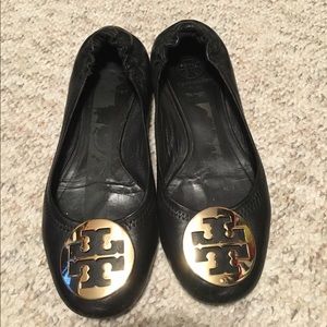 Tory burch black flats