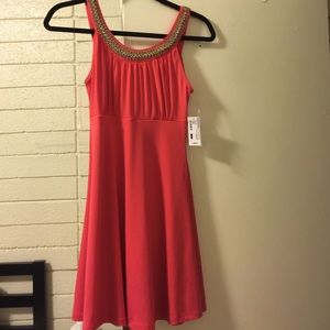 Foreign Exchange Scoop Neck dress