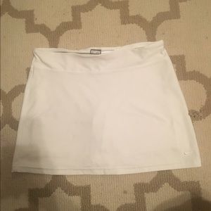 White Nike Dry Fit Tennis Skirt