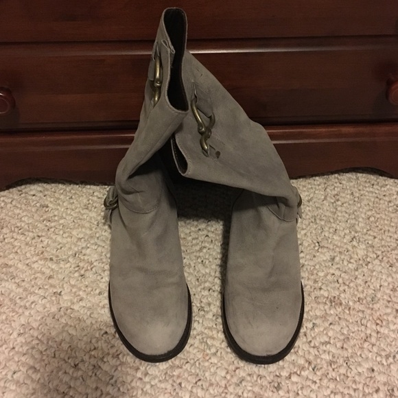 Cole Haan suede boots.