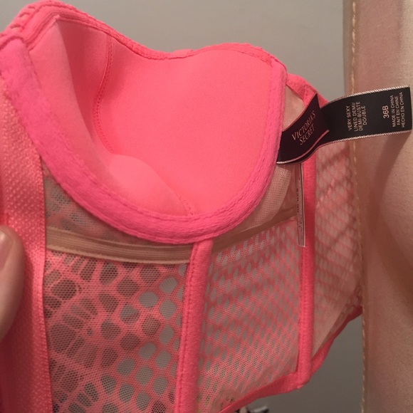 VS Pink Longline Crop Corset After Dark Lace! - Picture 4 of 4