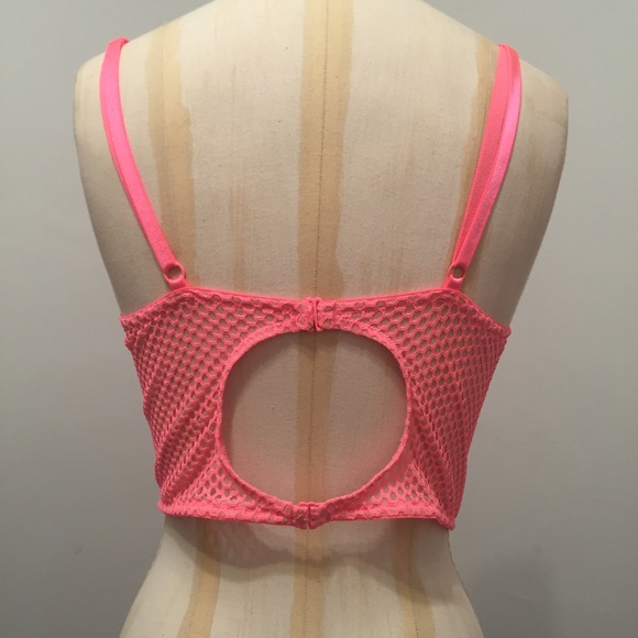 VS Pink Longline Crop Corset After Dark Lace! - Picture 3 of 4