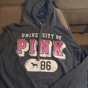Gray VS Pink Hoodie