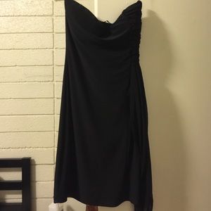 Foreign Exchange strapless dress
