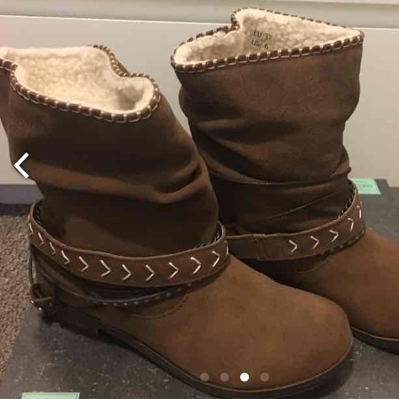Coolway Brown Suede Boots - Picture 3 of 4