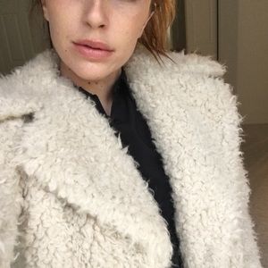 70s faux fur coat