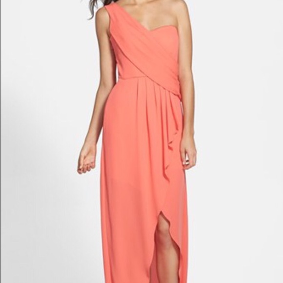 BCBG Size 8, High-Low, One Shoulder