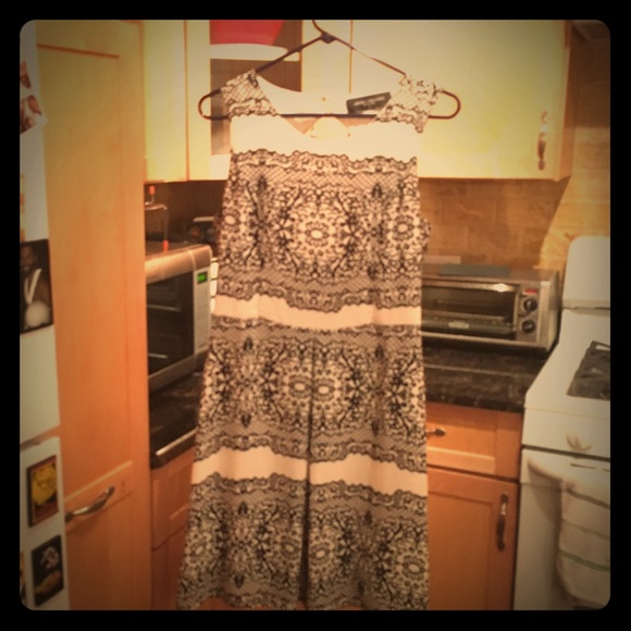 Medium Black & White Akira Dress