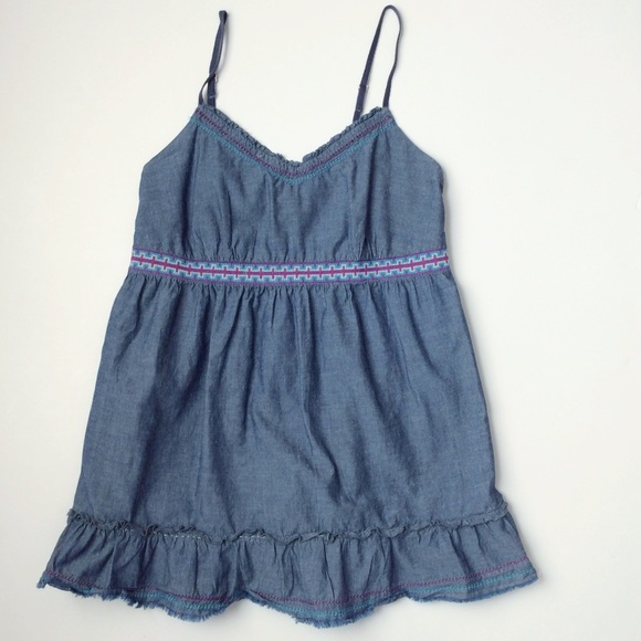 Chambray top