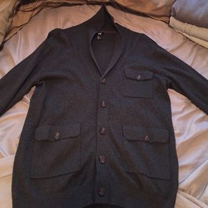 Double breast cardigan sweater