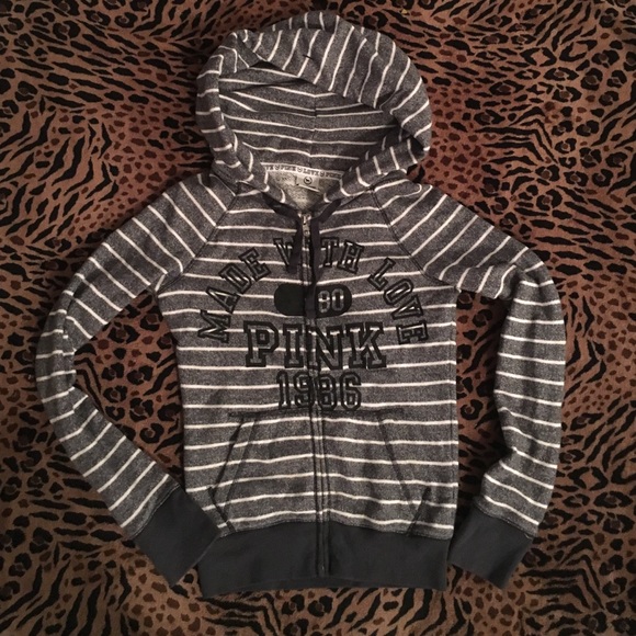 VS Pink Zip up sweatshirt
