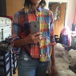 🏝WEEKEND SALE🏝 J. CREW SIZE 2 BOYFRIEND SHIRT