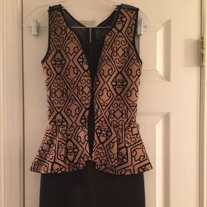 🎉🎉 Stylish peplum mini dress with mesh back 🎉🎉