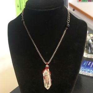 Clear Quartz Point Handmade Choker/Necklace!