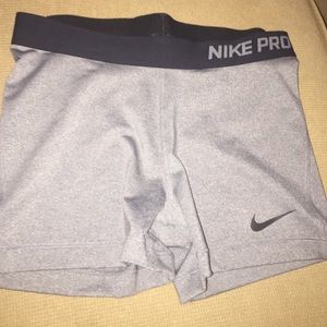 NWOT Gray Nike Pro spandex