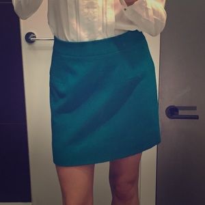 J Crew Wool Mini Skirt