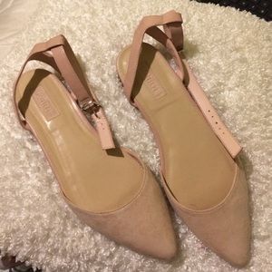 forever 21 nude cream flats BRAND NEW!