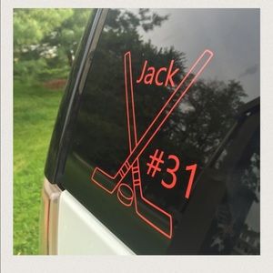 Ngraser422 Street Hockey Window Decal
