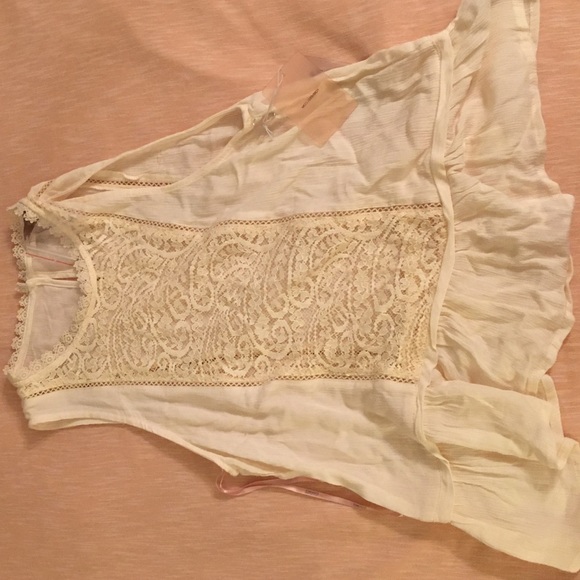 White lace top