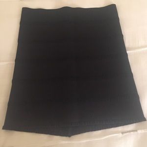 Black bandage skirt