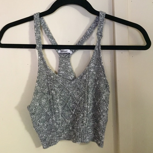 knit cropped tank