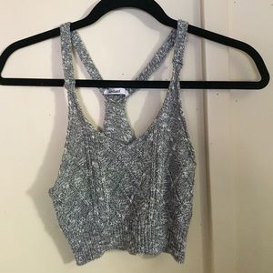 knit cropped tank