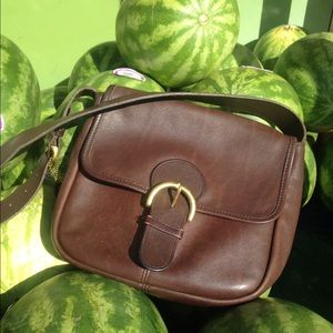 Vintage Coach 4164 'Bedford Flap' Leather Bag