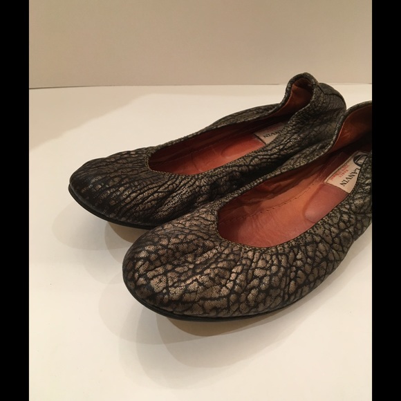 ♥️LANVIN luxurious ballet flats size8.5 - Picture 3 of 5
