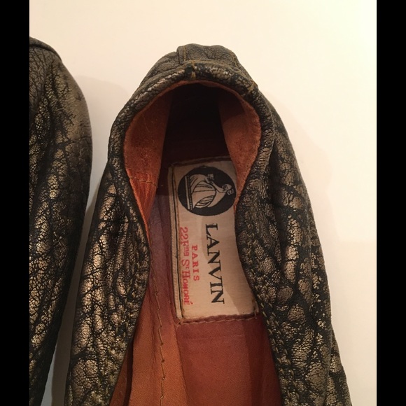 ♥️LANVIN luxurious ballet flats size8.5 - Picture 5 of 5