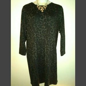 2x  Cheetah print dress