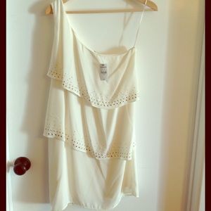 Express White Holiday Dress