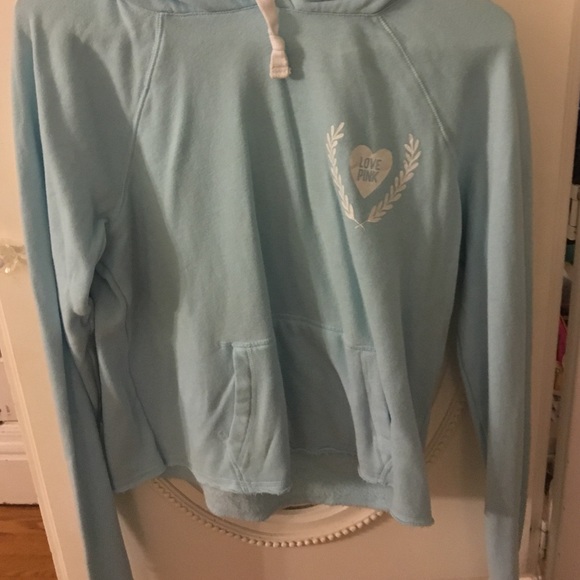 Baby blue Victoria's Secret sweatshirt