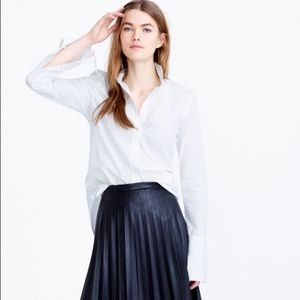 J.Crew Essential White Button Up