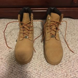 Timberland boots.