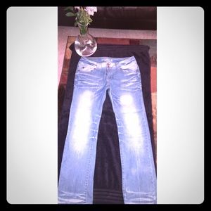 Light Wash Boot Cut Jeans
