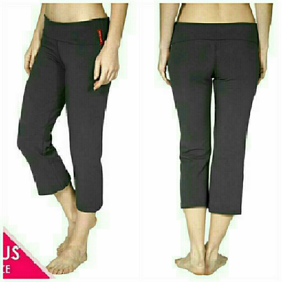 Yoga Capri Pants Charcoal Active USA