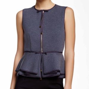 brand new, never worn sleeveless peplum top