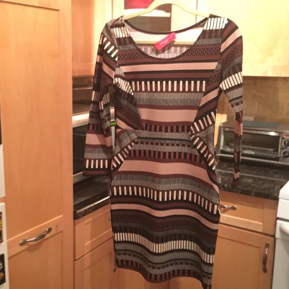 Akira Aztec Printed Dress