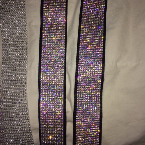 Rhinestone Ribbon Choker - Picture 2 of 2