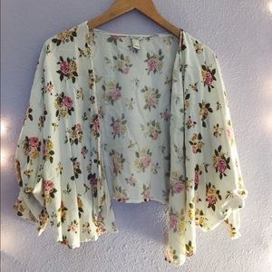 Floral cardigan