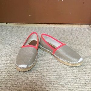 Beige Espadrille Flats