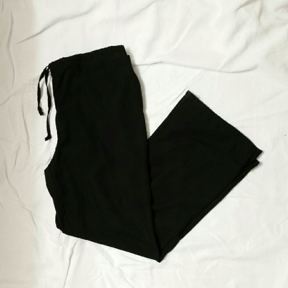 Natural uniforms black scrubs pants size large L